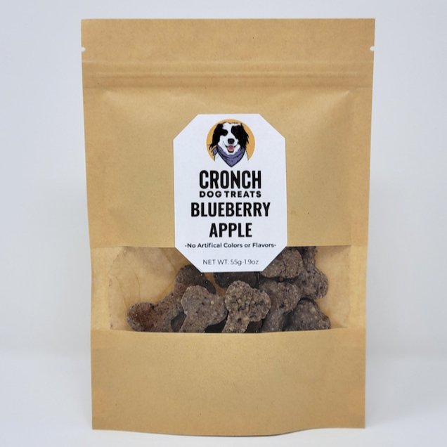 Blueberry Apple Dog Cookies - Oonnie - Cronch Dog Treats
