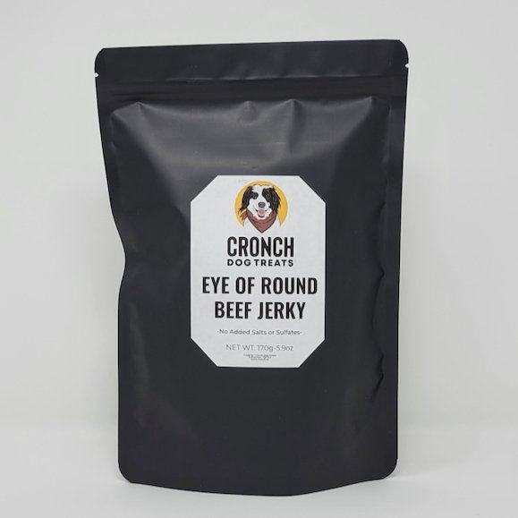 Eye of Round Beef Jerky- Dog Treats - Oonnie - Cronch Dog Treats
