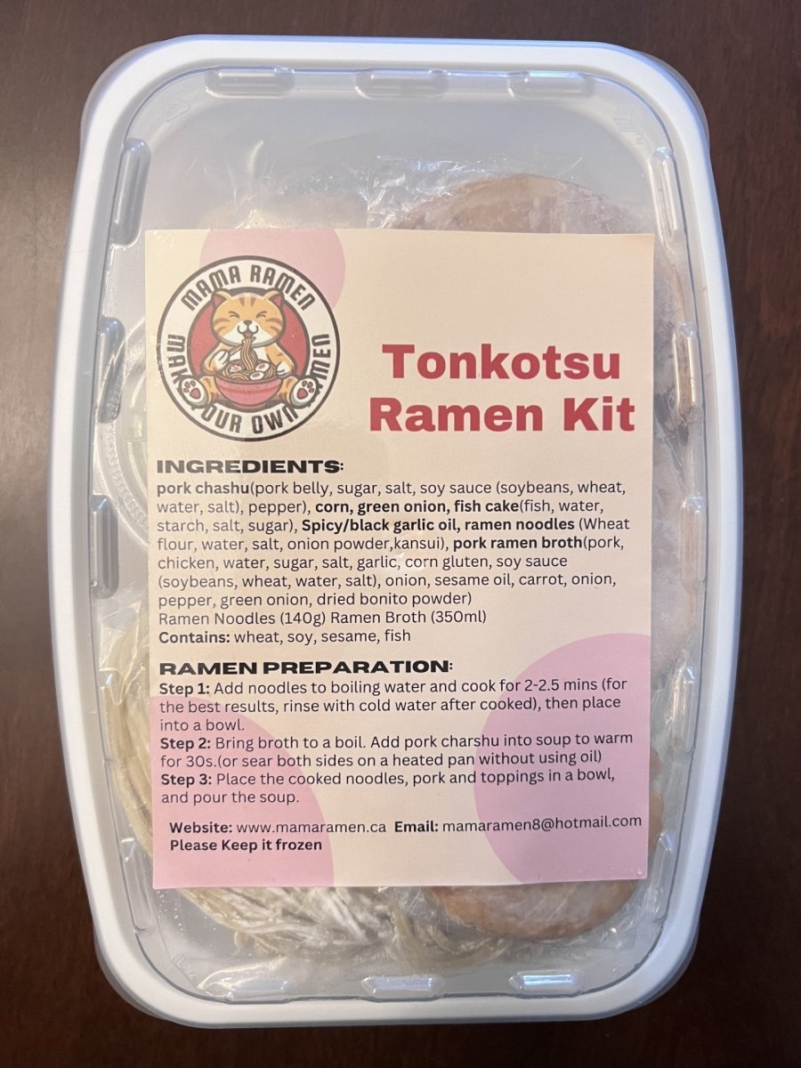 Tonkatsu Ramen Kit - Oonnie - Mama Ramen
