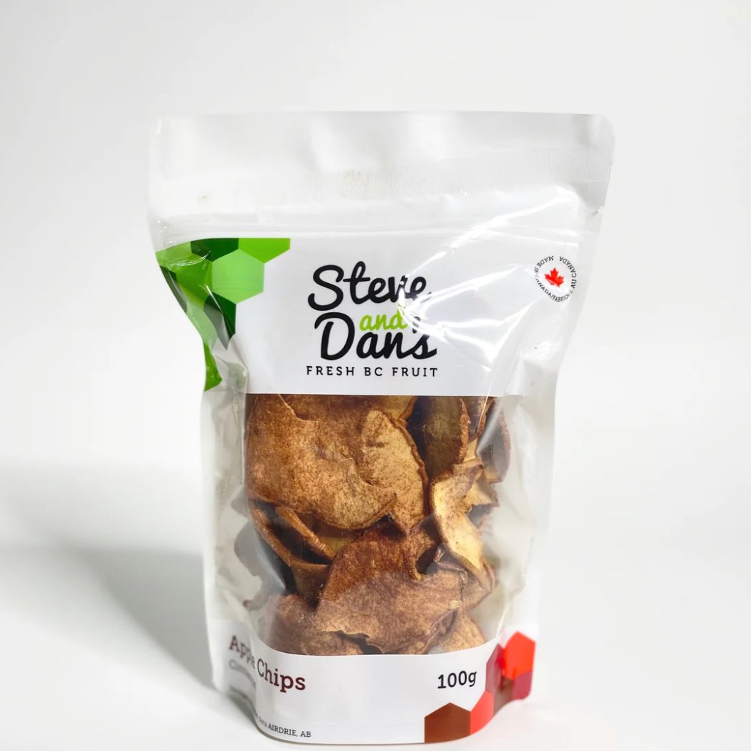 Apple Chips Cinnamon - 90g Bag Edmonton | Forage Farmers Market