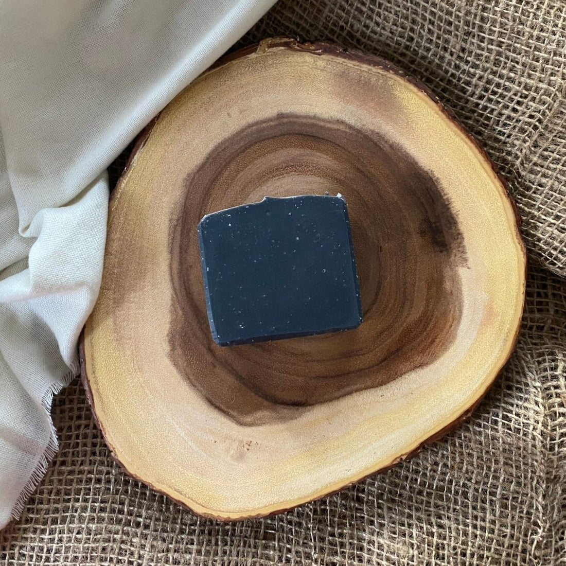 Cleansing Charcoal Bar for Blemish and Acne Prone Skin - 100g - Forage Market - Lazuli Farms