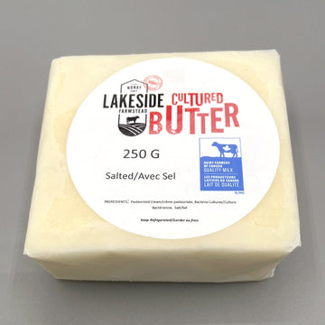 Cultured Butter - Salted or Unsalted - 250 grams Edmonton | Forage Farmers Market