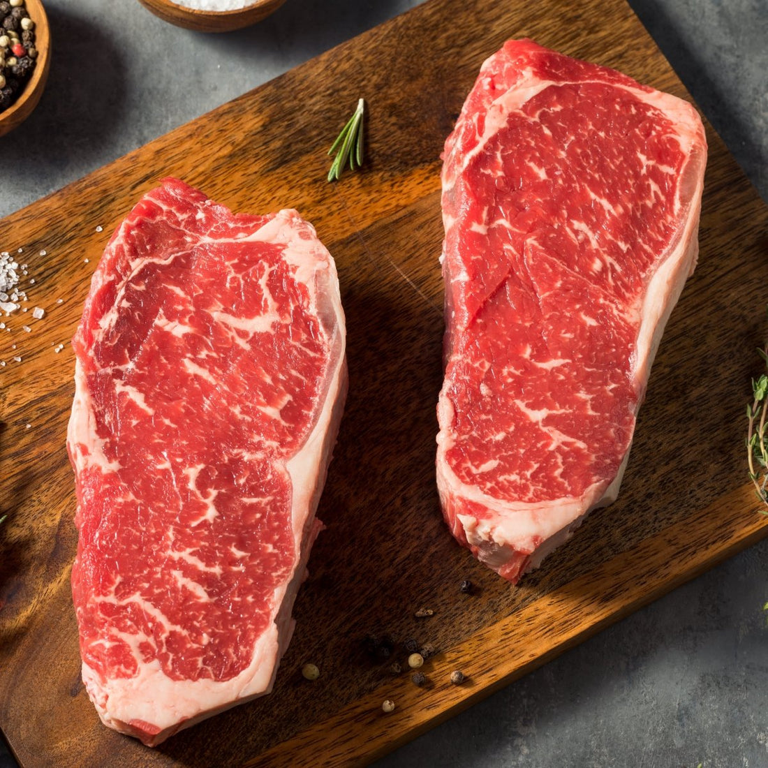 Grass Fed Striploin Steak - 2 Pack - Forage Market - Yum Cattle Co.
