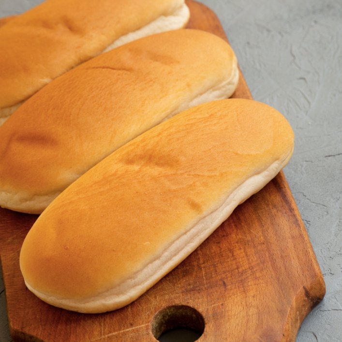 Whole Wheat Hot Dog Buns - 12 Pack - Forage Market - The Italian Bakery