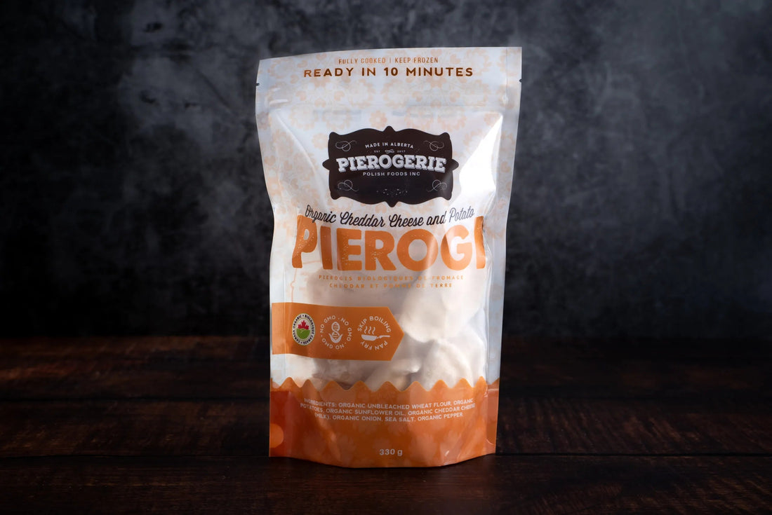 Cheddar Cheese and Potato Pierogi - 330 gram bag - Oonnie - Pierogerie Polish Foods