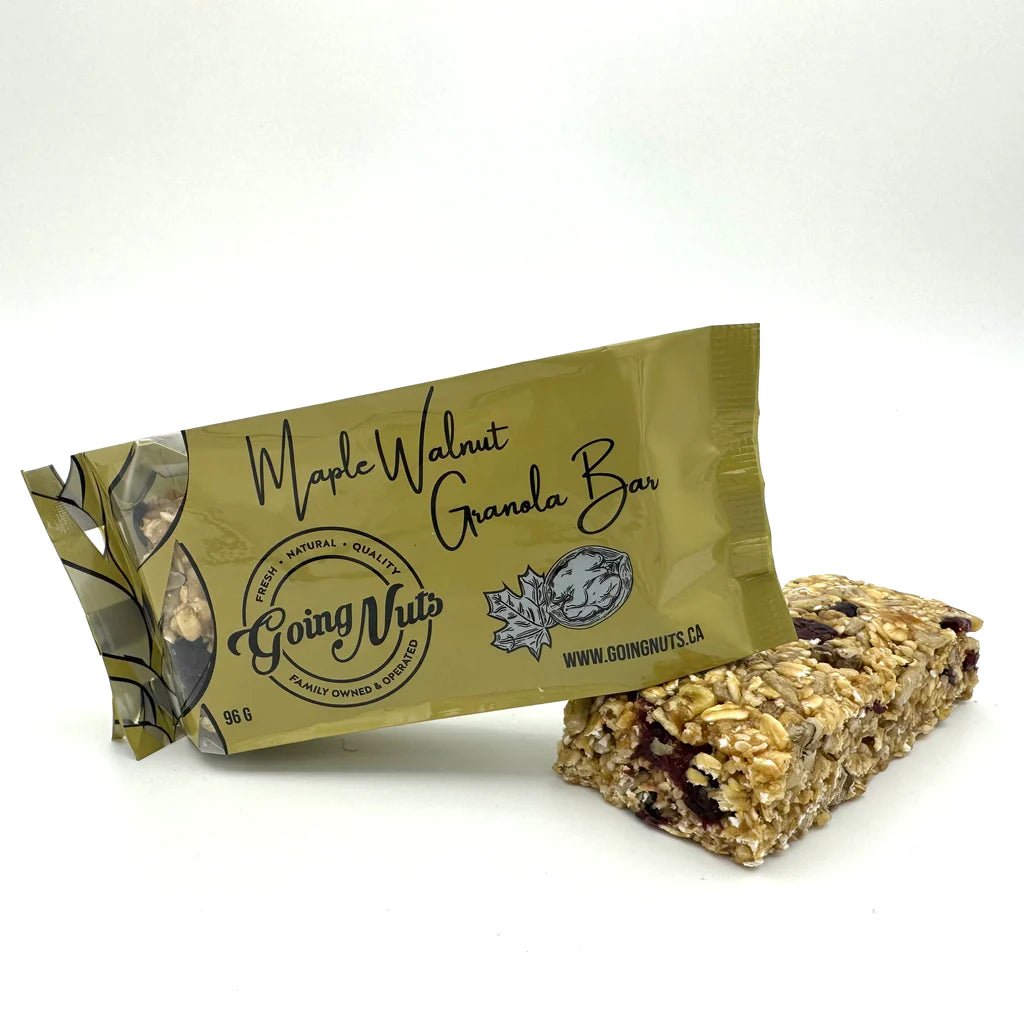 Maple Walnut Granola Bar- 98g - Oonnie - Going Nuts