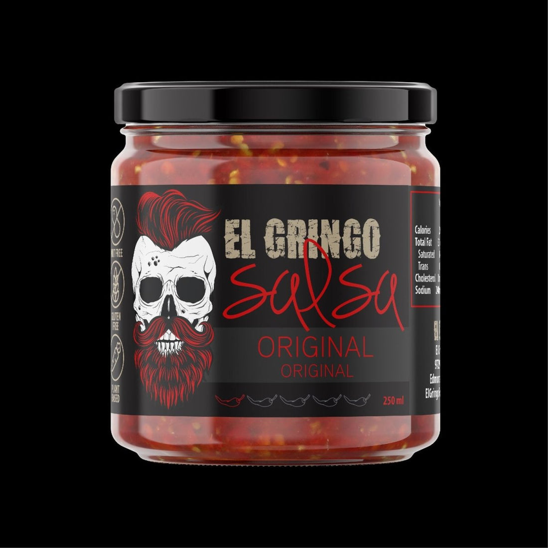 Original Salsa - 375 ml Jar - Oonnie - El Gringo Foods