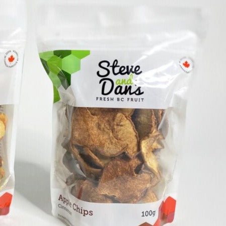 Steve & Dan's Apple Chips - 100 Gram Bag - Oonnie - Steve & Dan's